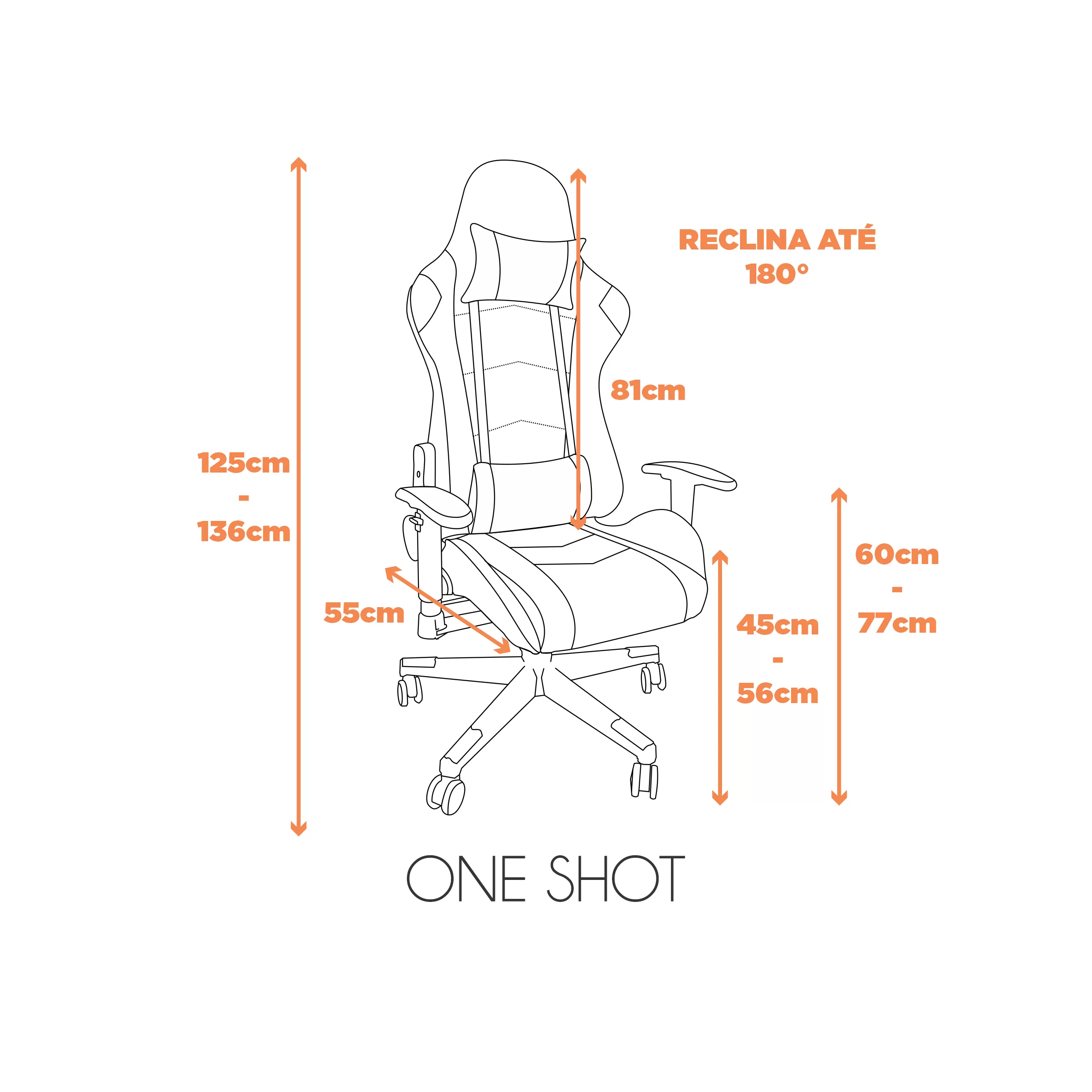 Cadeira Gamer One Shot