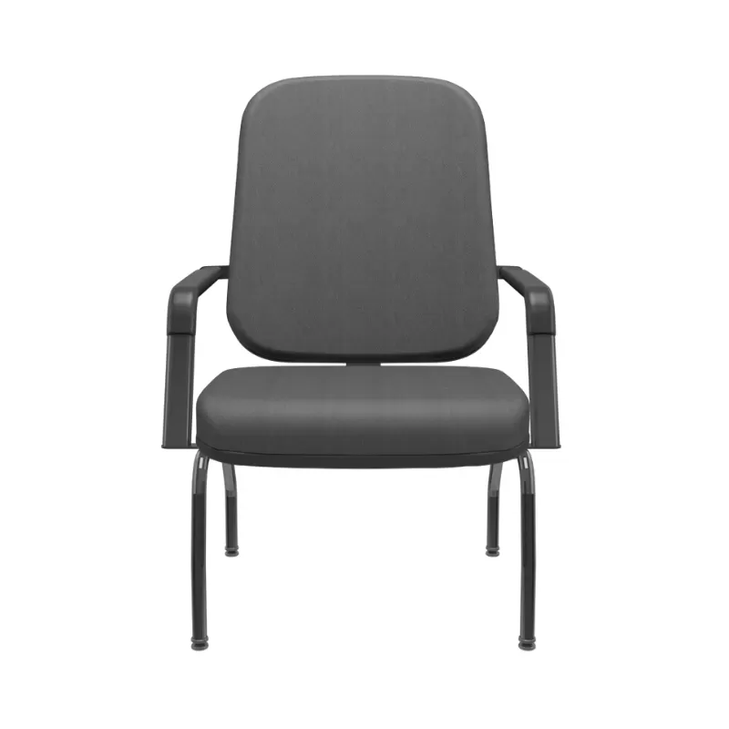 Cadeira Operativa Plus para Obeso - Cap. 185 kg Plus Size Fixa 4 Pés - Plaxmetal