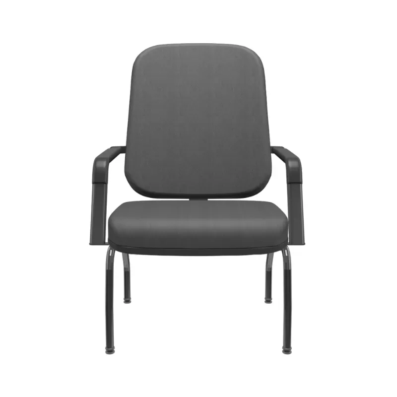 Cadeira Operativa Plus Para Obeso - Cap. 185 Kg Plus Size Fixa 4 Pés - Plaxmetal