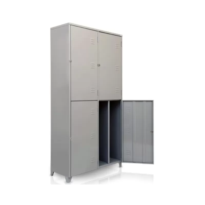 Roupeiro De Aço Insalubre - INS. 4 - 4 Portas - Chapa 26