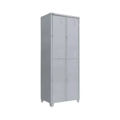 Roupeiro de aço 4 portas - Pitão para cadeado - GRP 4 Chapa 26 - Metalúrgica 1000